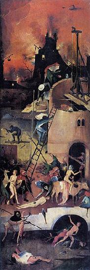 Hieronymus Bosch Hell. Spain oil painting art